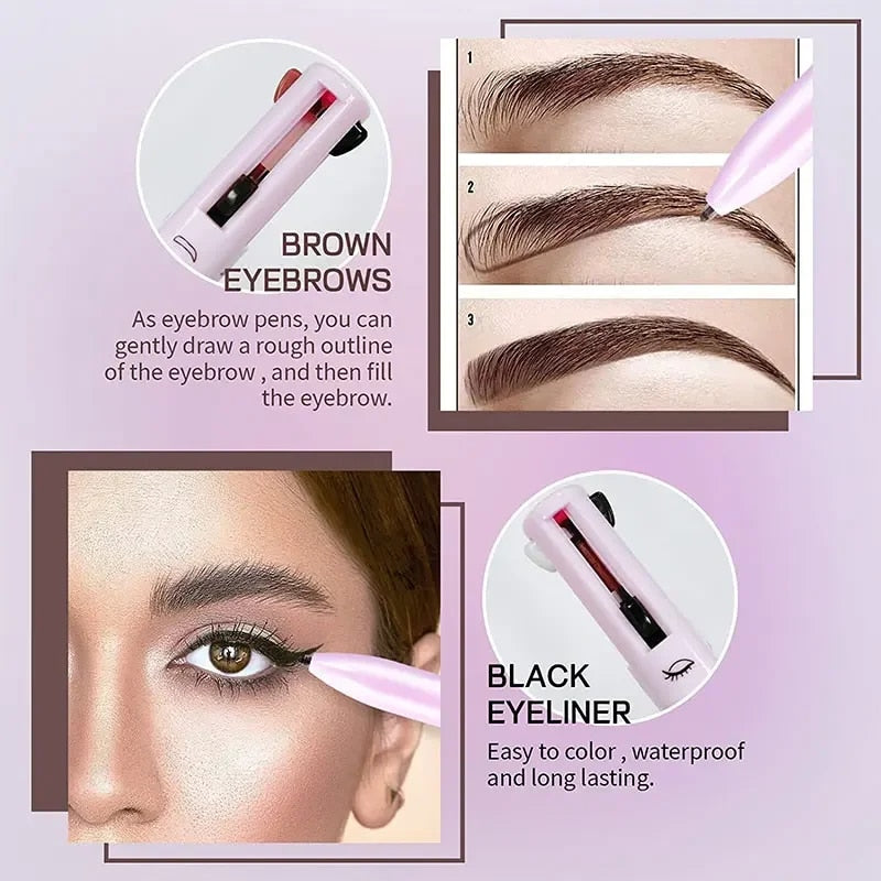 "AllureQuill 4-in-1 Precision Beauty Pen"