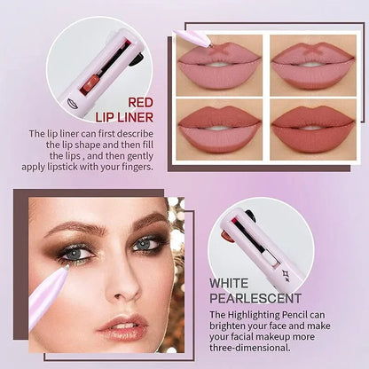 "AllureQuill 4-in-1 Precision Beauty Pen"