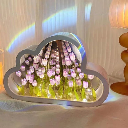 "DreamGlow Tulip: Handcrafted LED Nightlight"