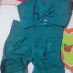 2 Pcs Shortswear Fitness Sleeveless Workout Suit photo review