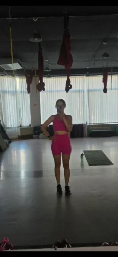 2 Pcs Shortswear Fitness Sleeveless Workout Suit photo review